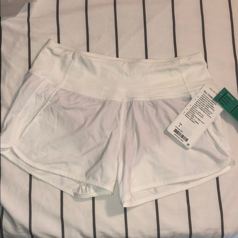 Run Times shorts NWT
